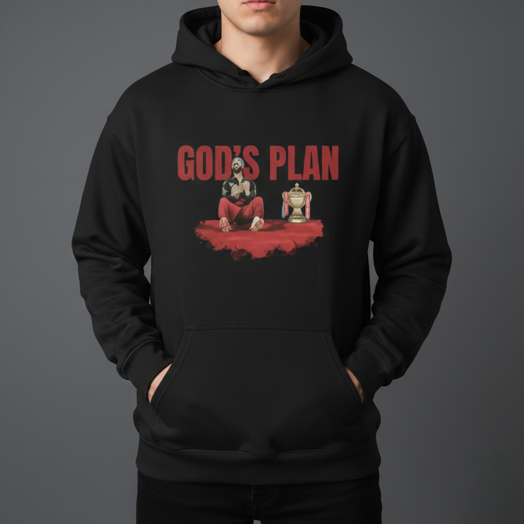 GOD'S PLAN –  #18 Archive Heavyweight Unisex Hoodie
