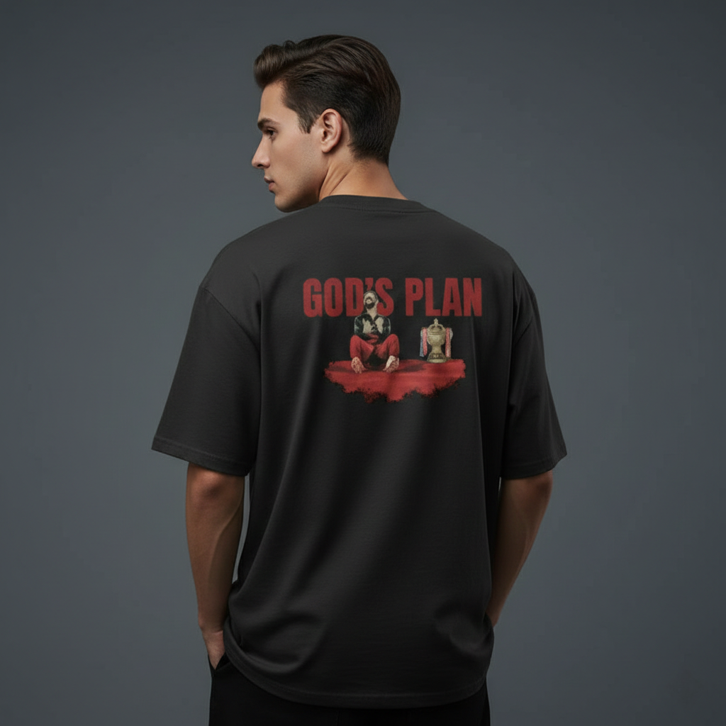 GOD'S PLAN –  #18 Archive Unisex Oversized Tee